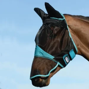 Weatherbeeta comfitec vliegenmasker met oren en neusflap