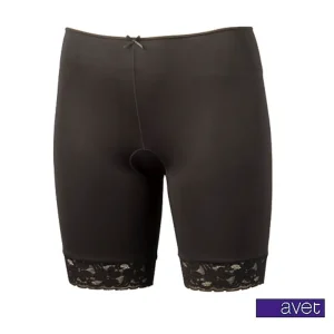 Avet dames panty boxer kant zwart