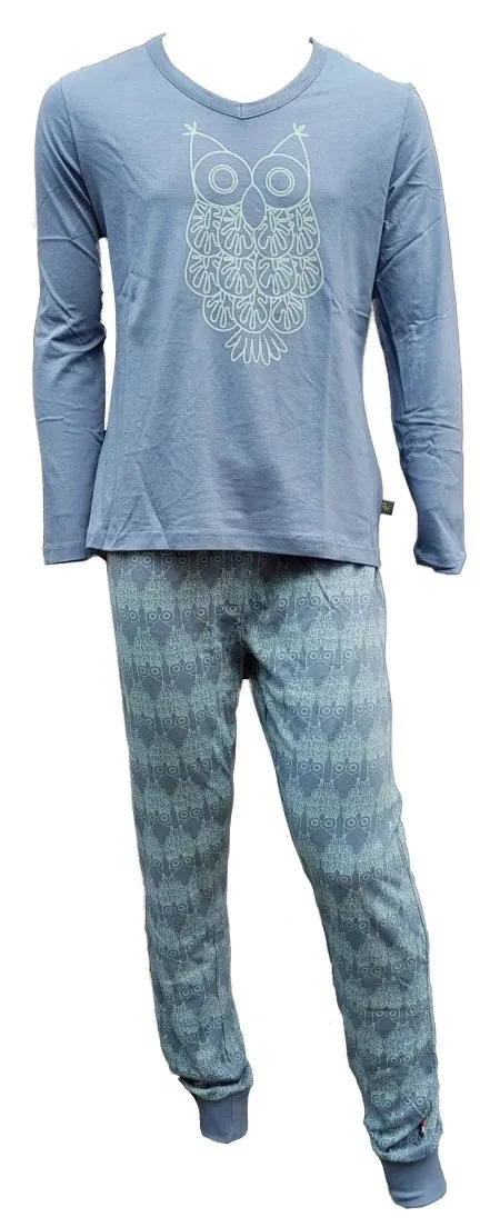 Bakery Nights dames pyjama Uil jeans