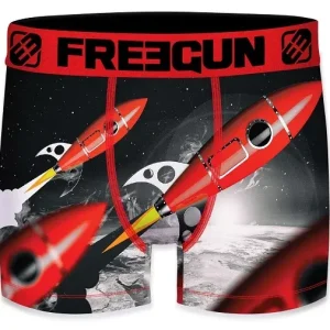 Freegun heren boxershort microvezel Raket rood