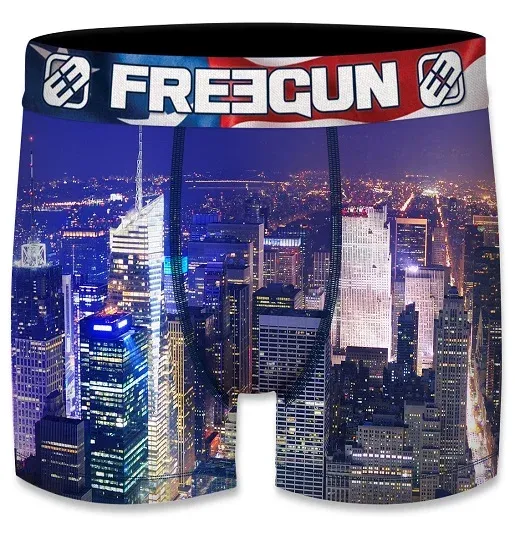 Freegun heren boxershort microvezel USA night