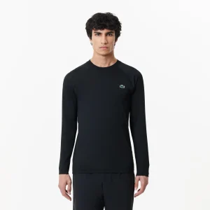 Lacoste sport-T-shirt jersey met stretch en lange mouwen