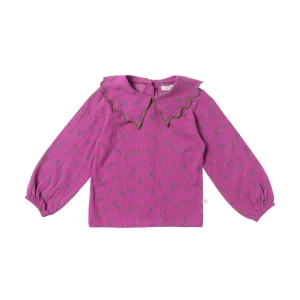 Antique Flower Collar Top