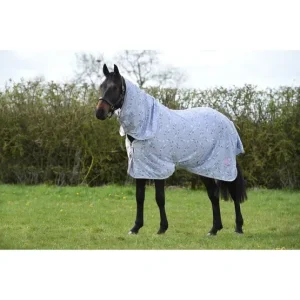 Paarden deken | vliegendeken | Saxon Mesh Combo Neck | bescherming tegen insecten | vaste hals