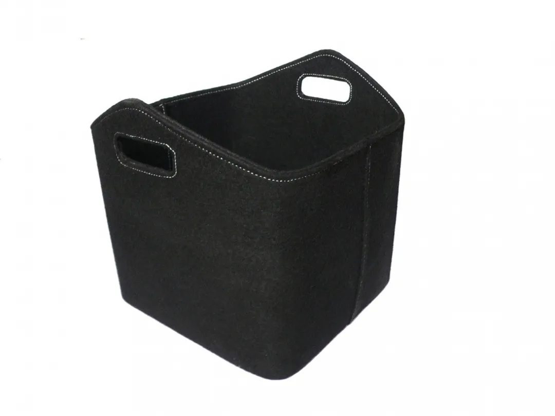Houtmand vilt zwart Afmetingen 38 x 38 x 38 cm (L x B x H)